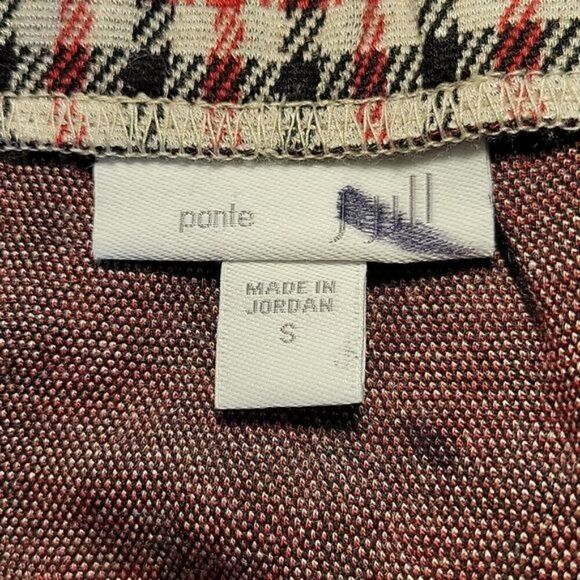 J. Jill Plaid A-line Midi Skirt Sz S - Picture 4 of 7